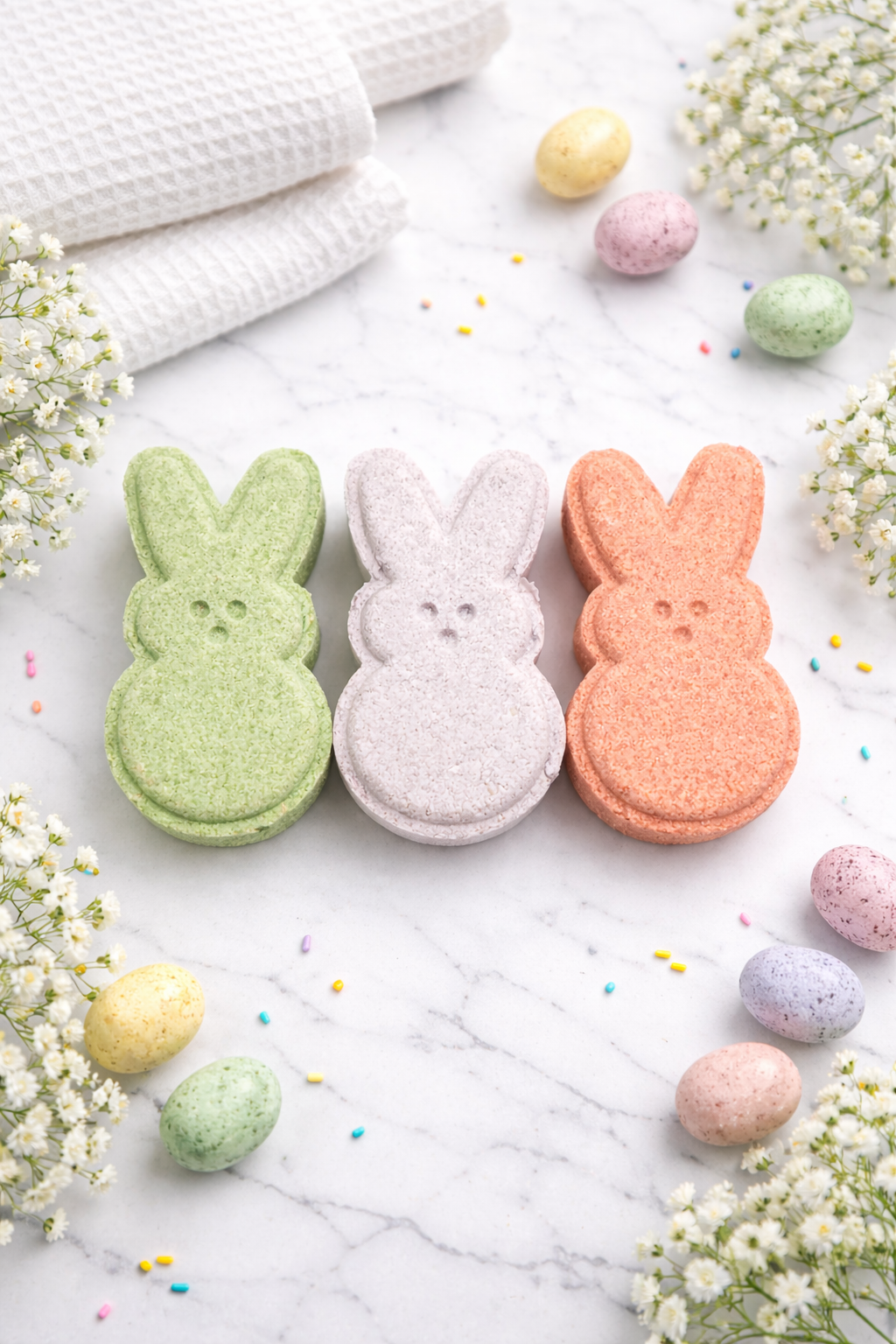 🐰 Princess Peeps Bath Bomb Trio 🩷