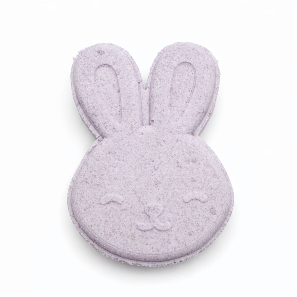 Purple French Clay Bunny Bath Bomb – Surprise Inside 💜🐰